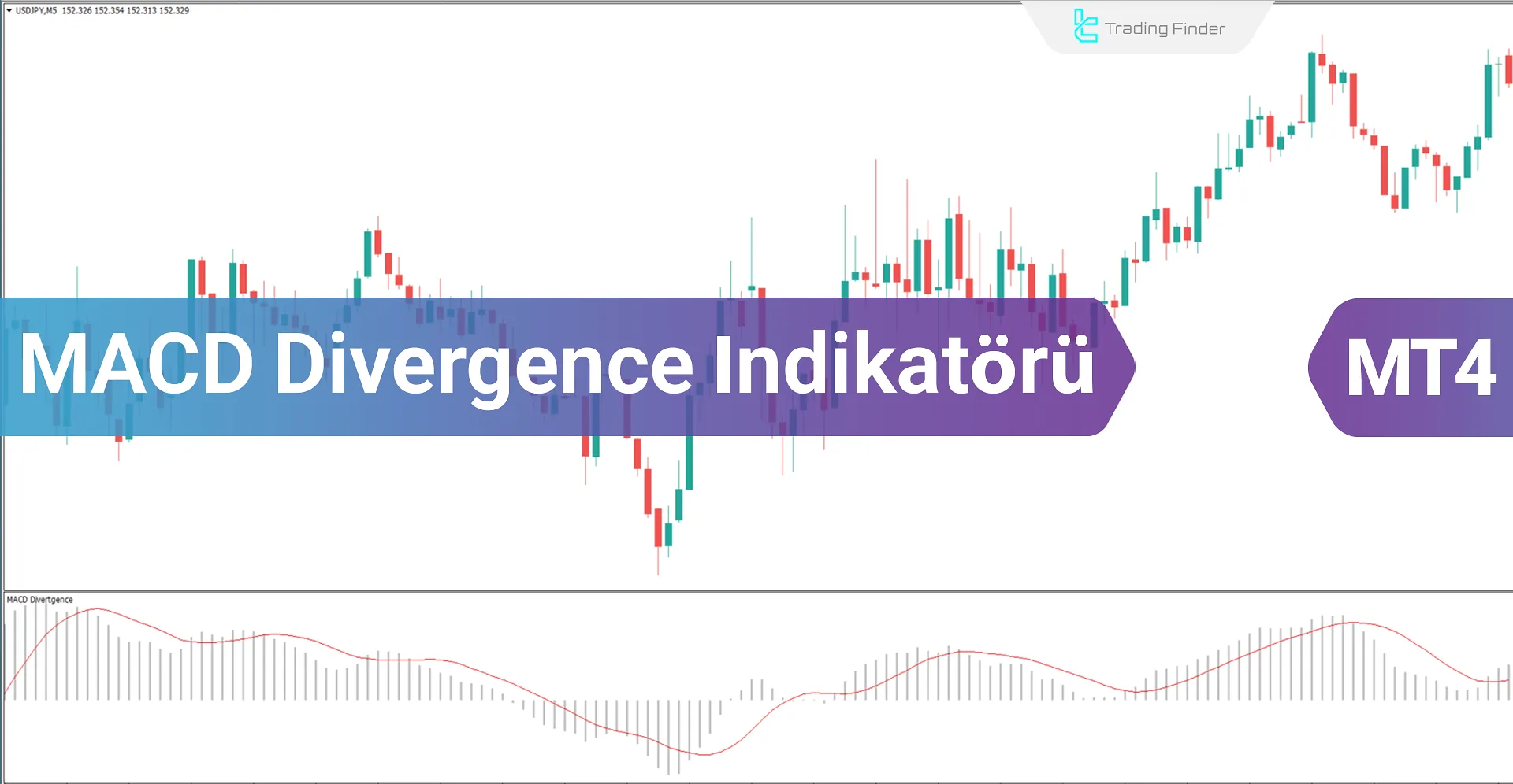 MACD Divergence Göstergesi MT4 için İndir - Ücretsiz - [TradingFinder]