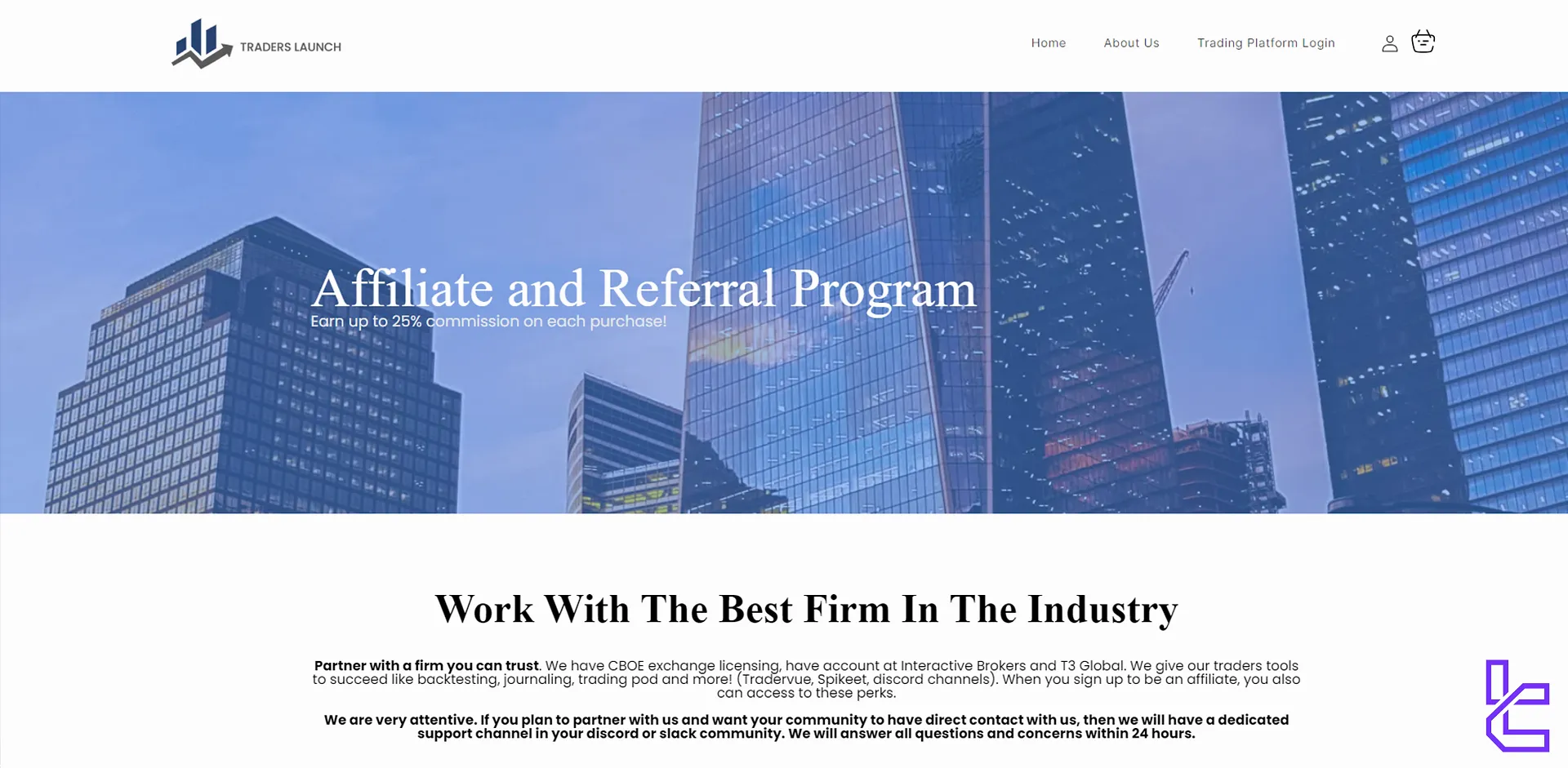 Traders launch ortaklık programı