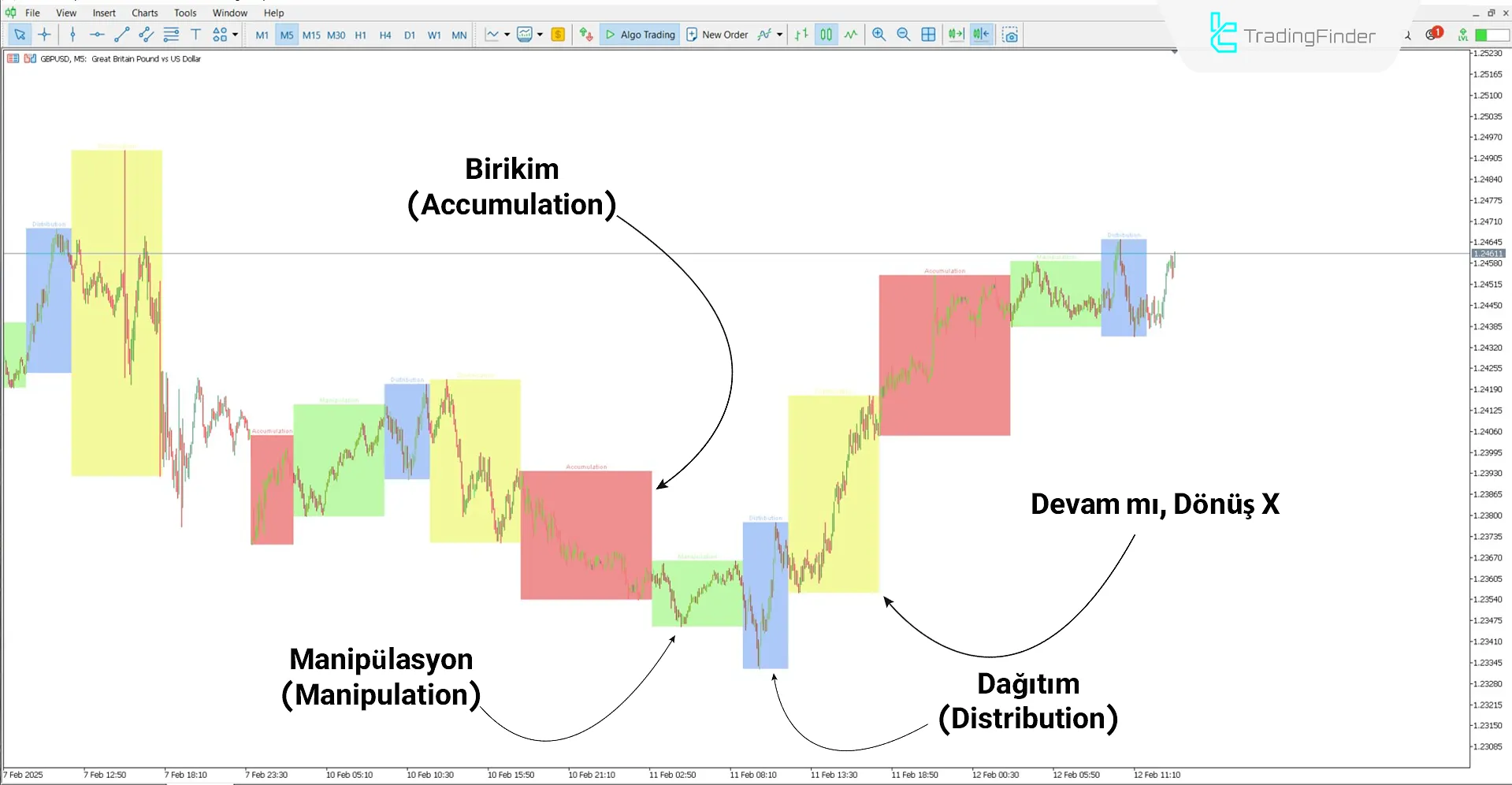 Yükseliş Trendinde AMDX/XAMD Oturumları Göstergesi