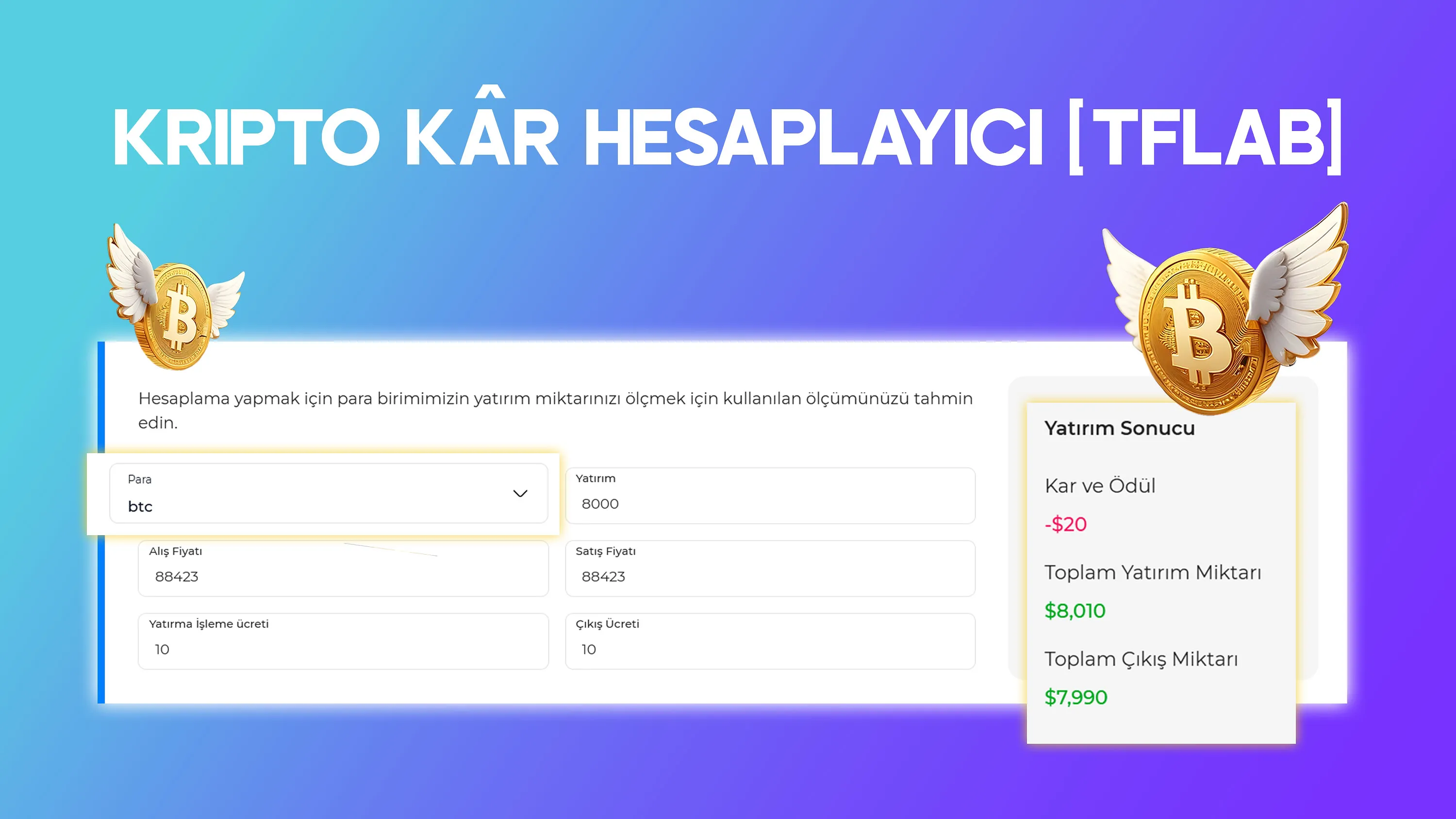 Kripto Kâr Hesaplayıcı Aracı - TradingFinder
