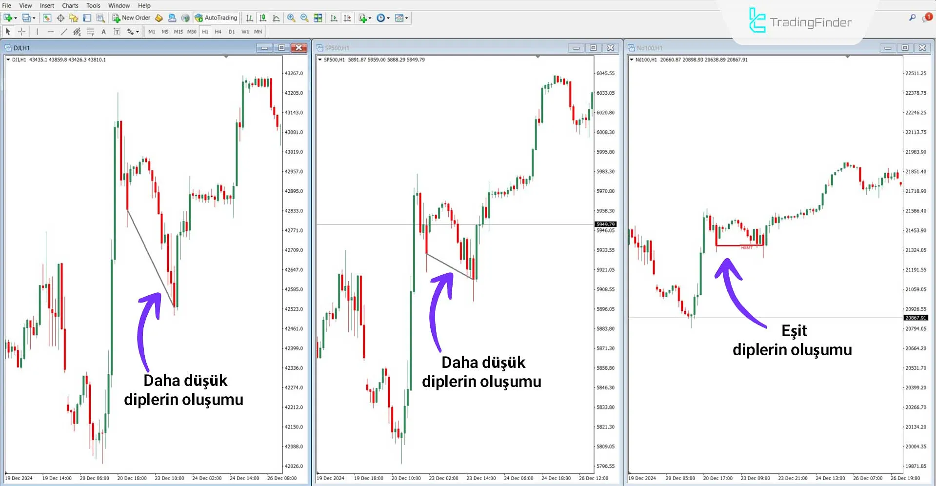 Hidden Smart Money Divergence Göstergesi ile bir Boğa Trendinin Analizi