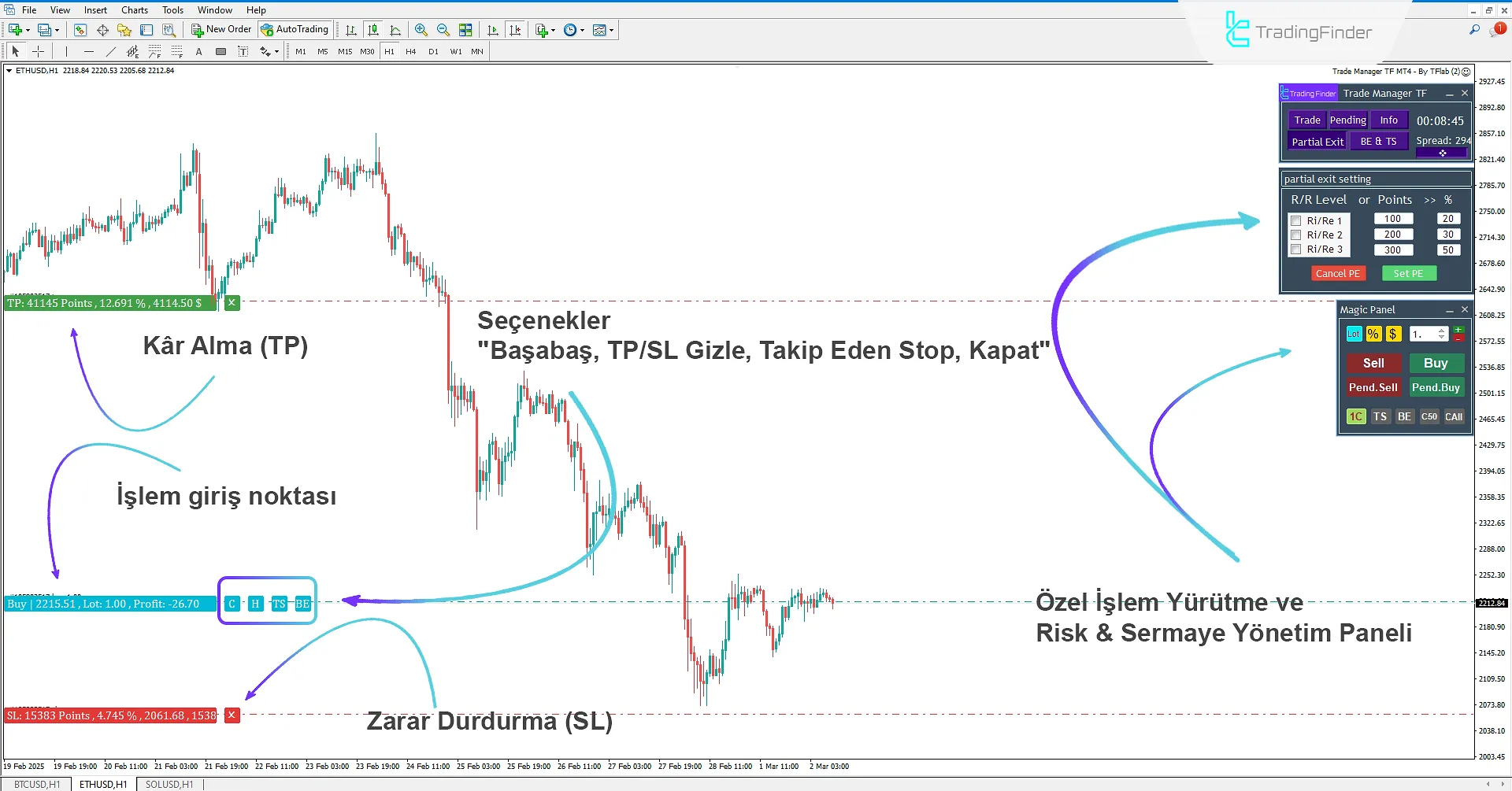 Trade Manager TF Expert for MetaTrader 4 İndir - Ücretsiz - [TFlab] 1