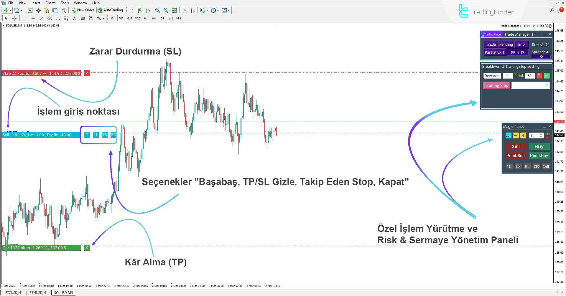 Trade Manager TF Expert for MetaTrader 4 İndir - Ücretsiz - [TFlab] 2