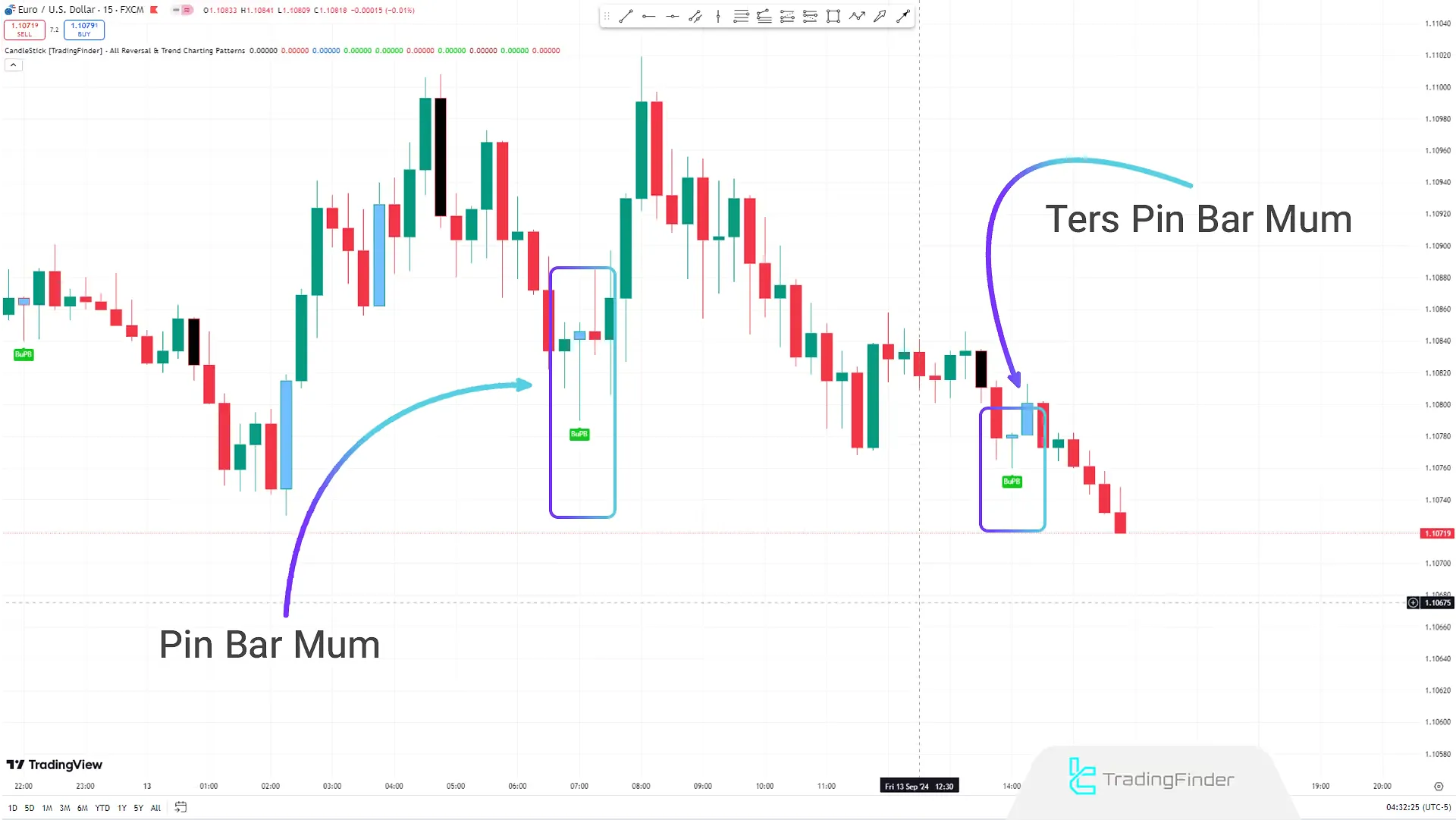 Reversal Pin Bar Pattern