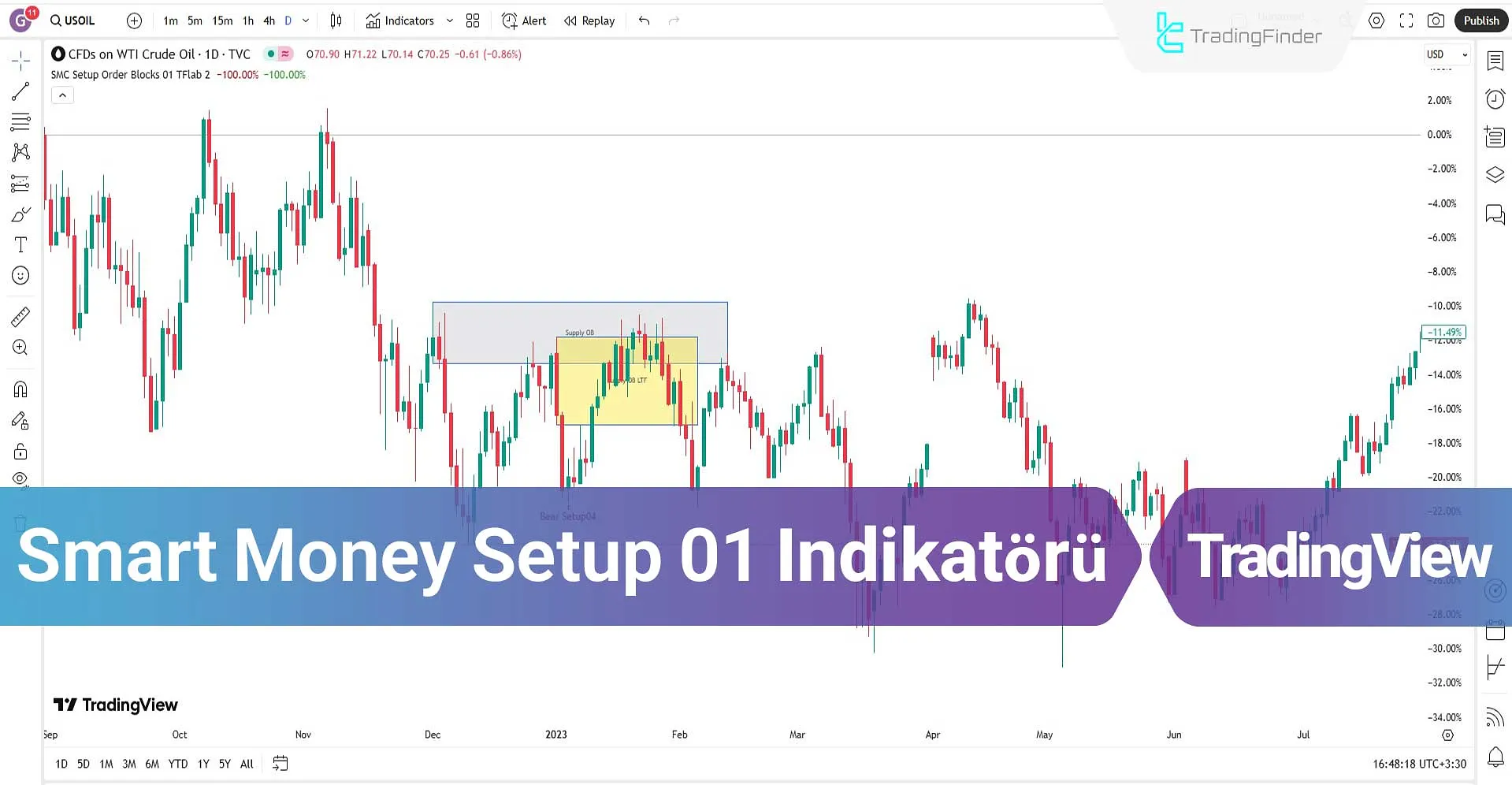 Smart Money Setup 01 Göstergesi - İki Emir Bloğunun Kanıtı TradingView