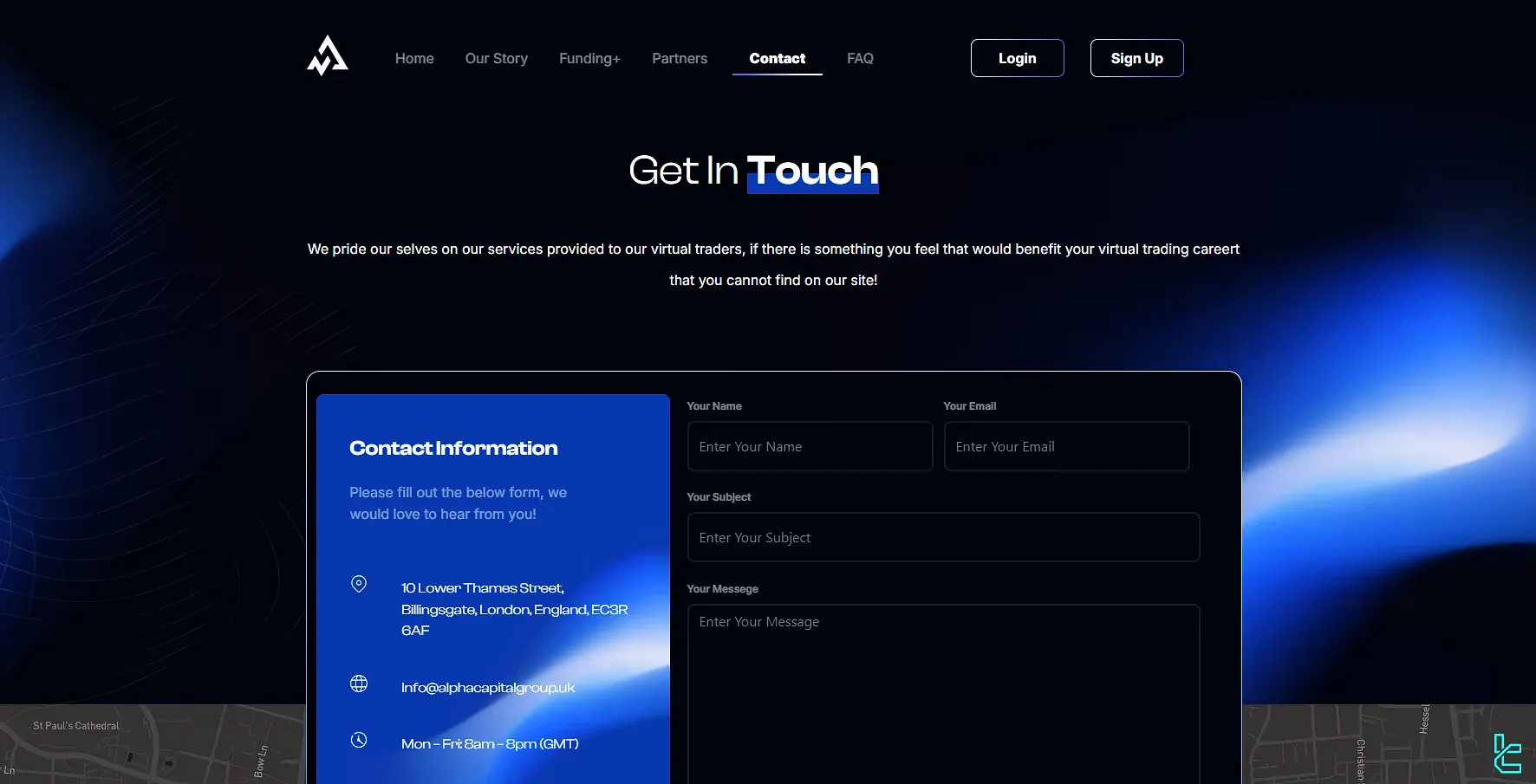 Alpha Capital Group destek bölümü