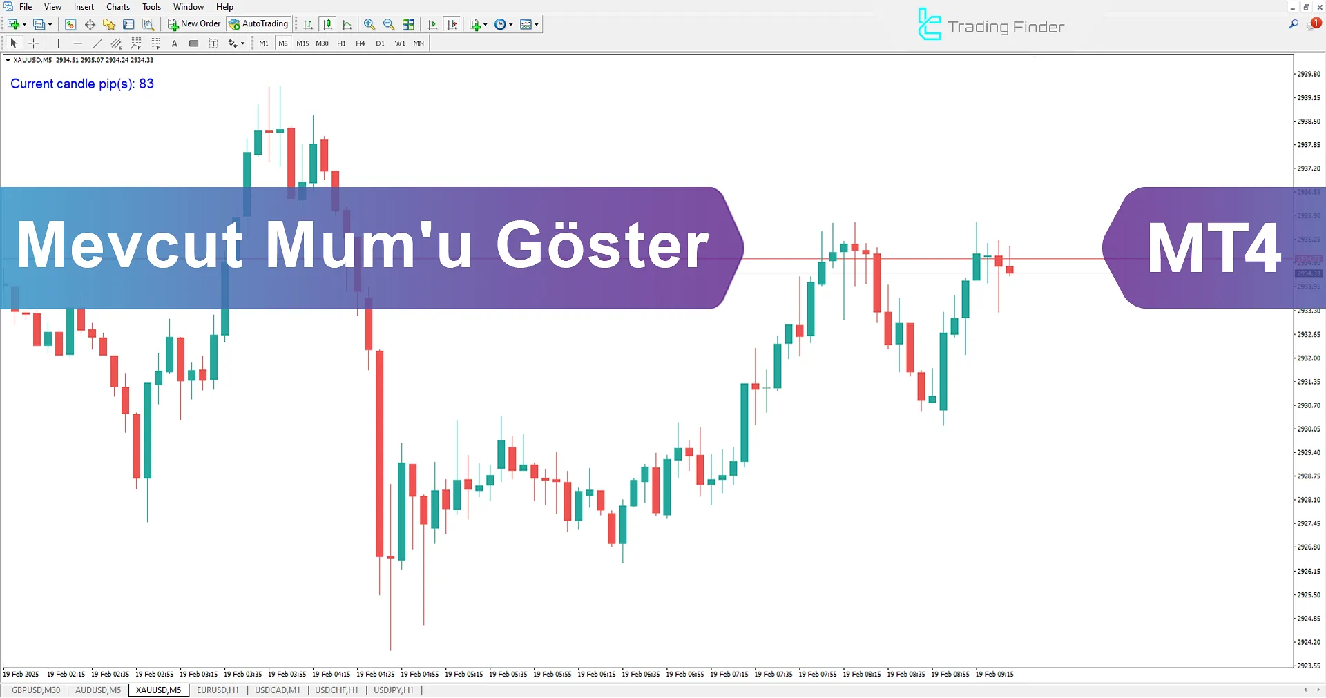 Mevcut Mum Göstergesi (SCC) MetaTrader 4 İndir - Ücretsiz - TradingFinder