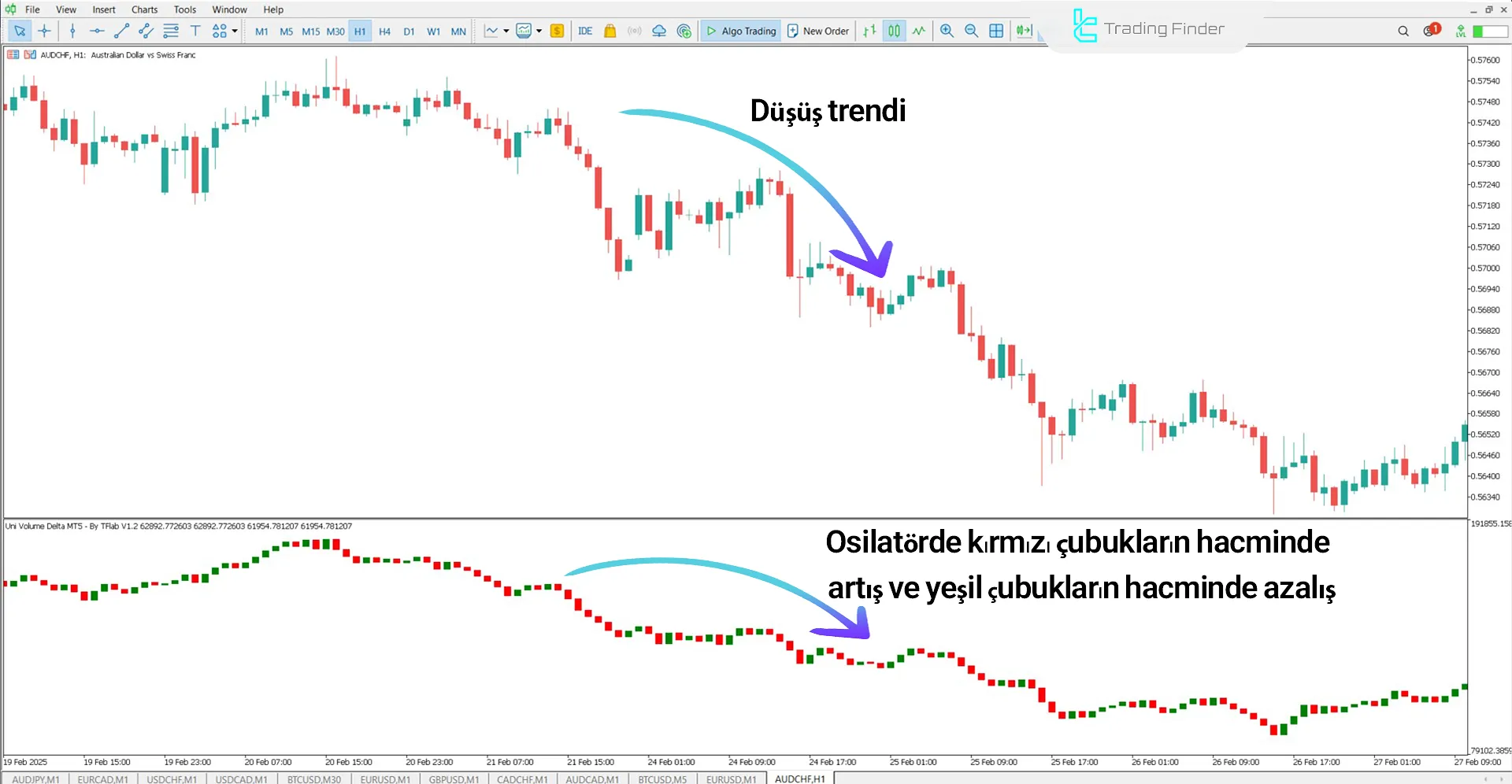 Uni Volume Delta Göstergesi MetaTrader 5 için İndir - Ücretsiz - [TFlab] 2
