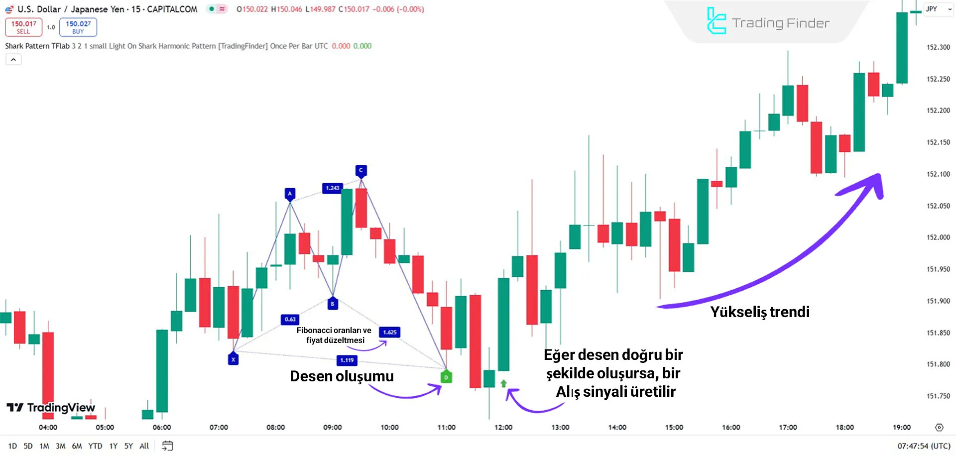 Boğa Shark Harmonik Deseni