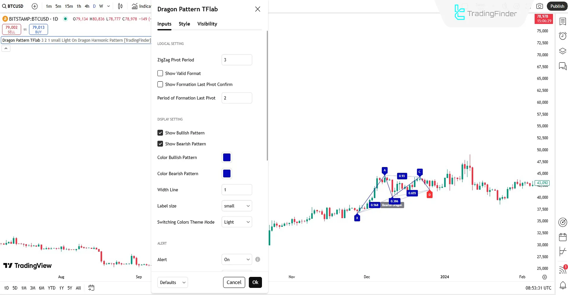 Dragon Harmonik Formasyon Ayarları Paneli