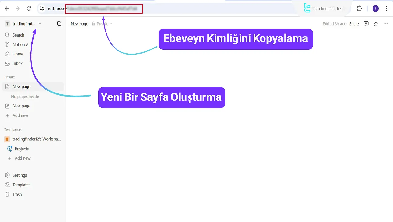 “Parent” ID’nin alınması