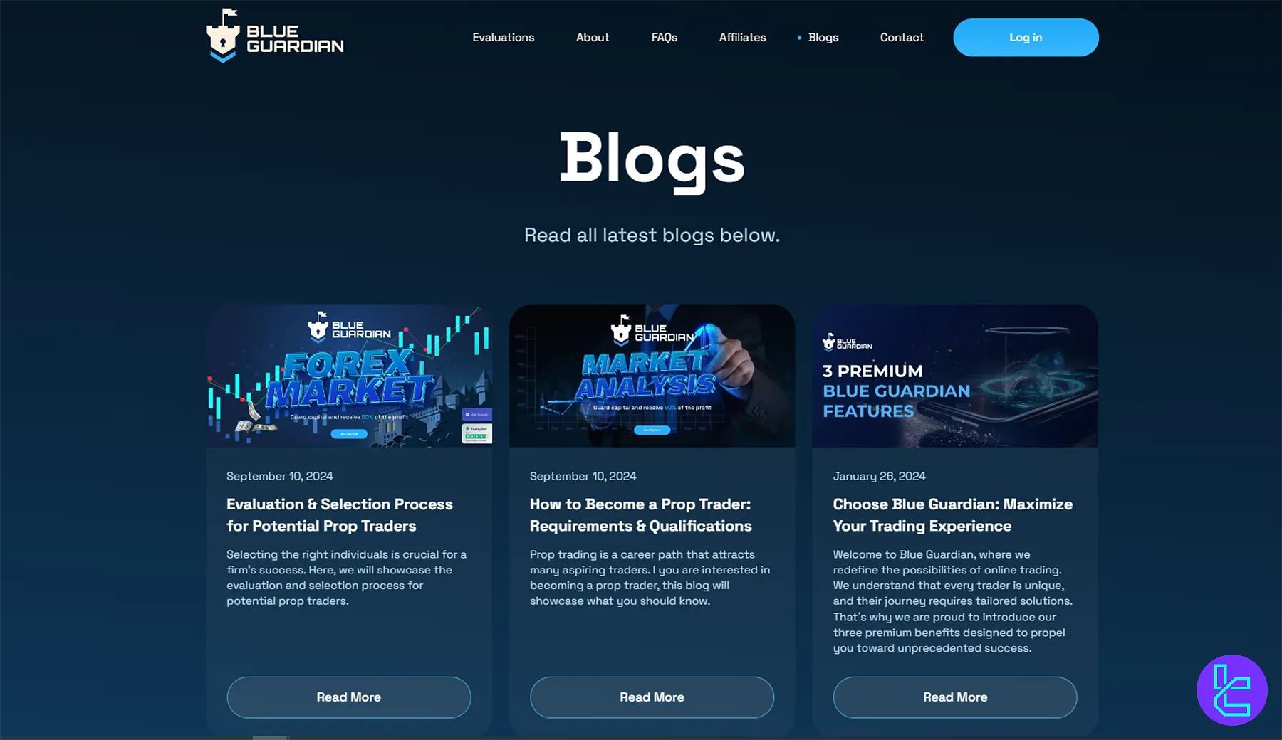 Blue Guardian Prop Firma Eğitim Materyalleri