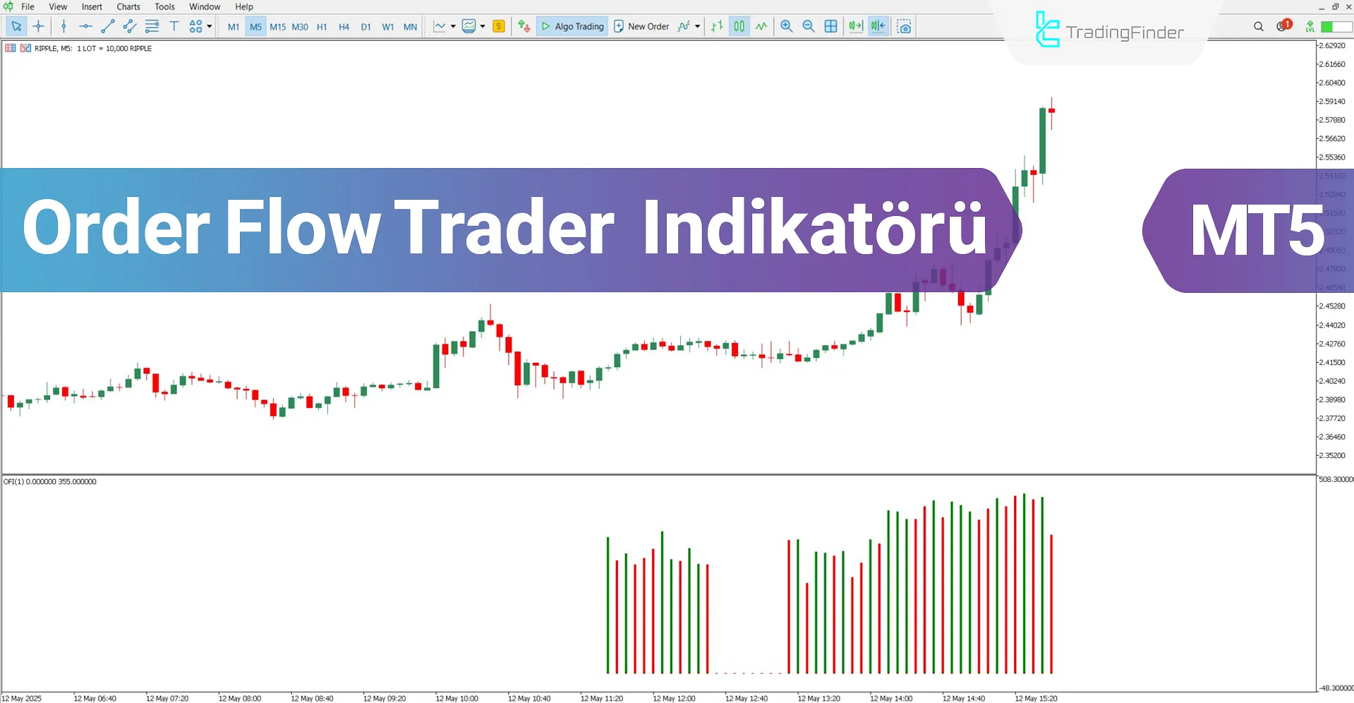 Order Flow Trader Osilatörü MT5 için İndir – Ücretsiz – [TradingFinder]