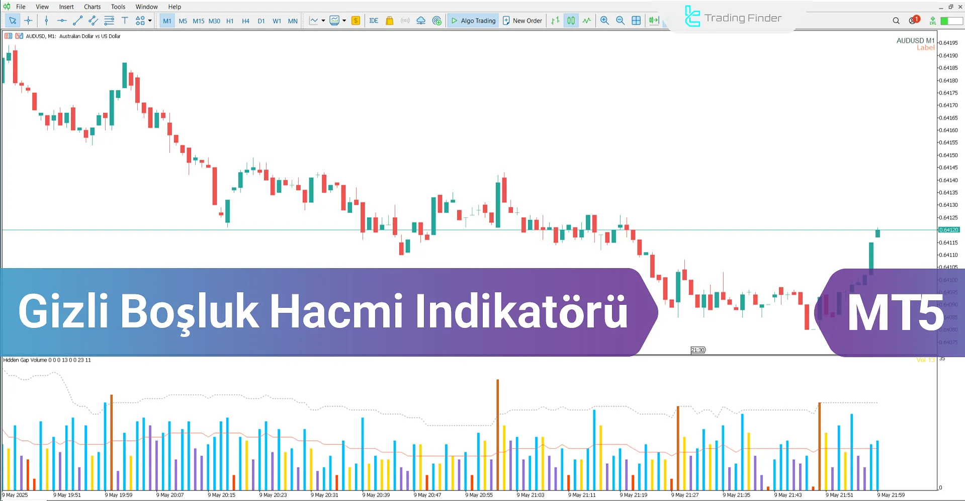Gizli Boşluk Hacmi Göstergesi MT5 İndir - [TradingFinder]