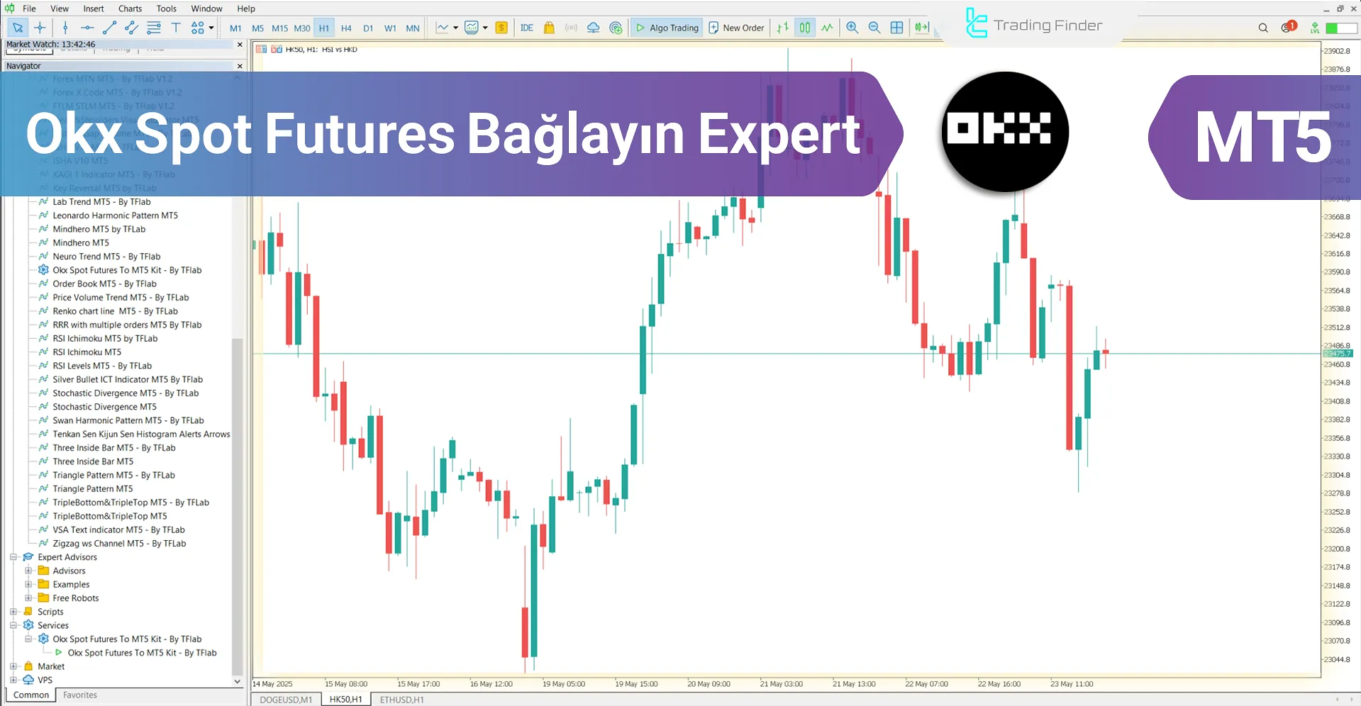 OKX Spot ve Futures  Bağlayın Expert MetaTrader 5 İndir - [TradingFinder]