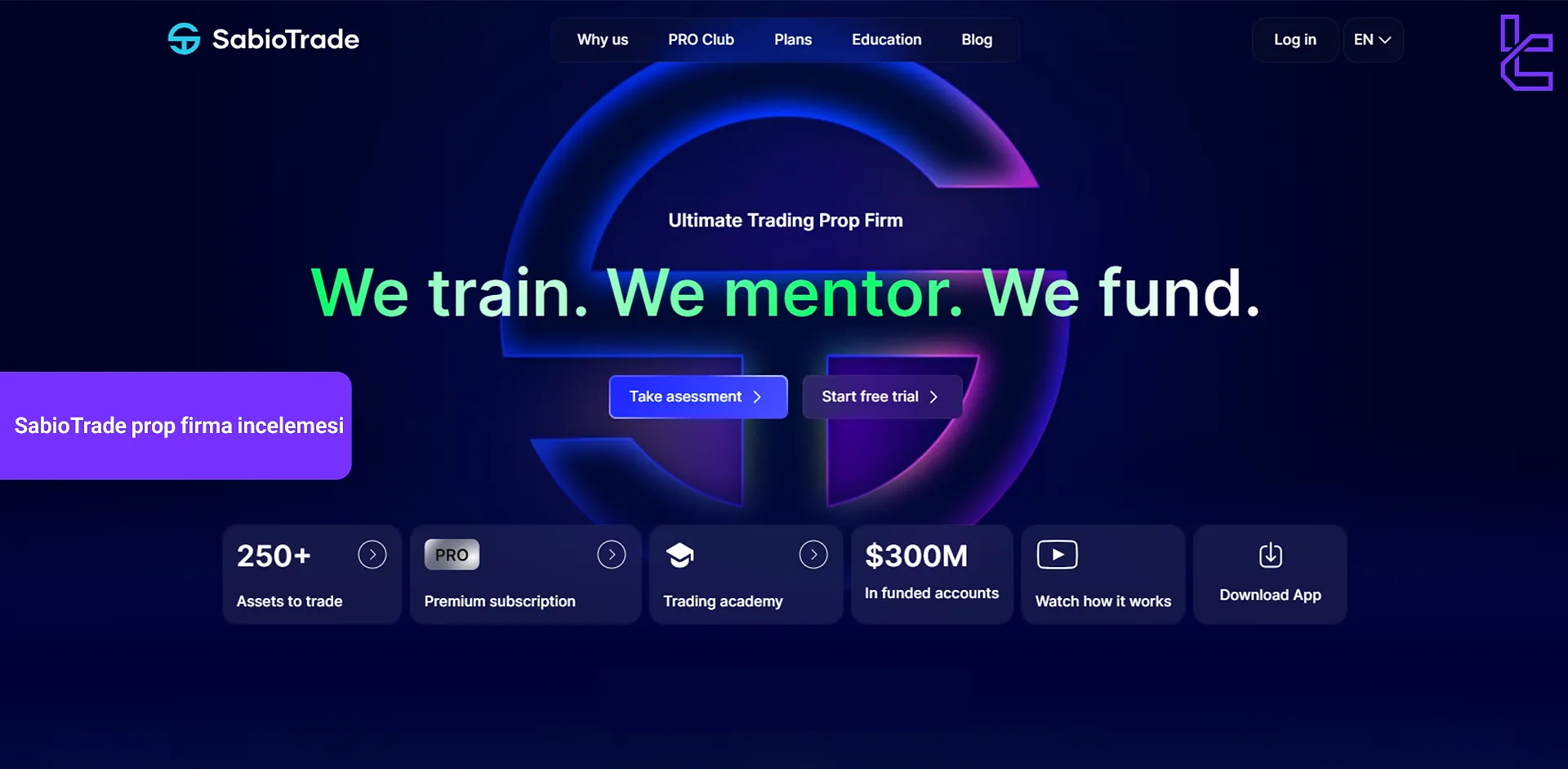 SabioTrade prop firma incelemesi