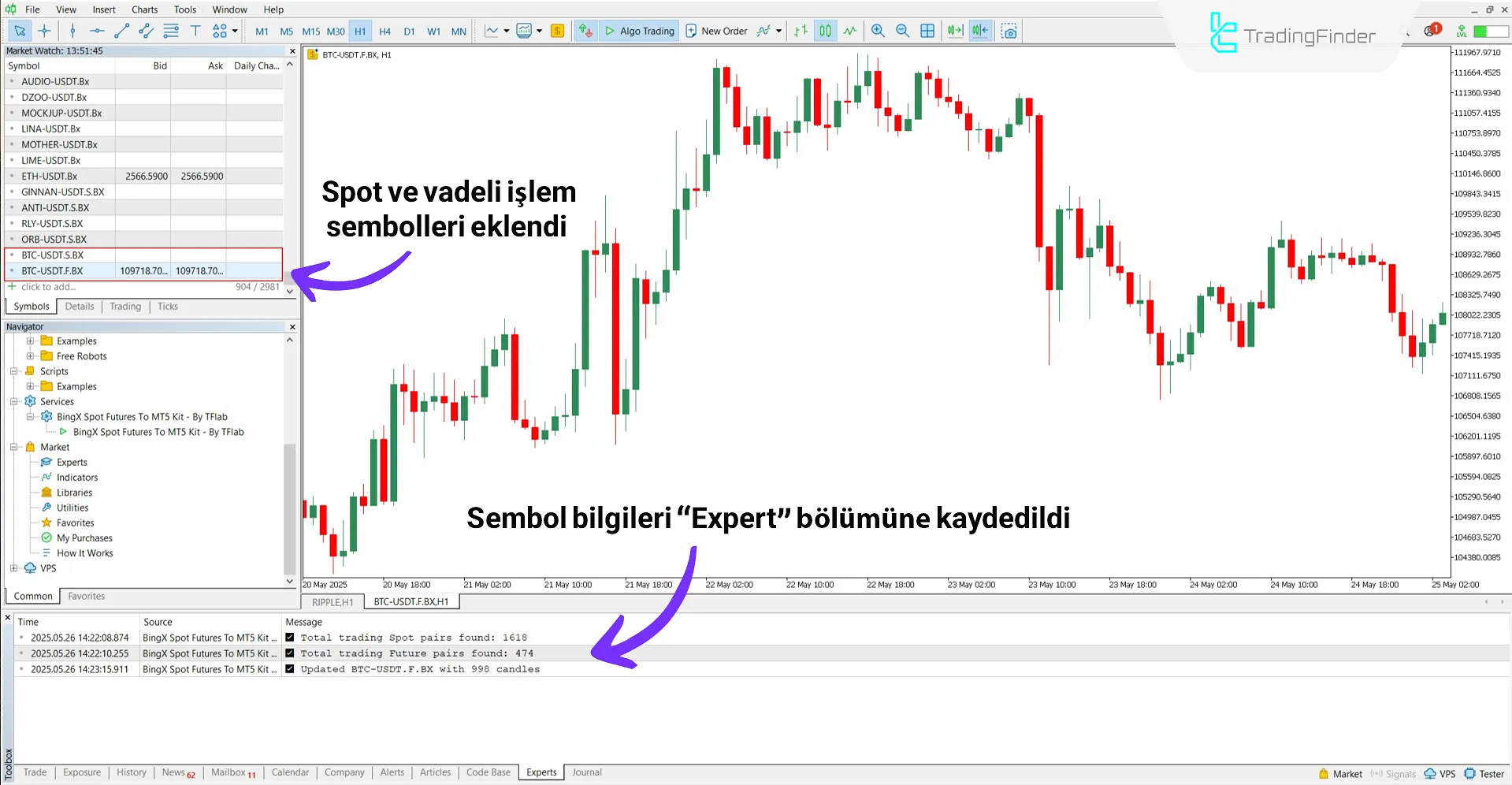 BingX Spot Futures MT5 Servisi İndir – Ücretsiz – [TradingFinder] 2