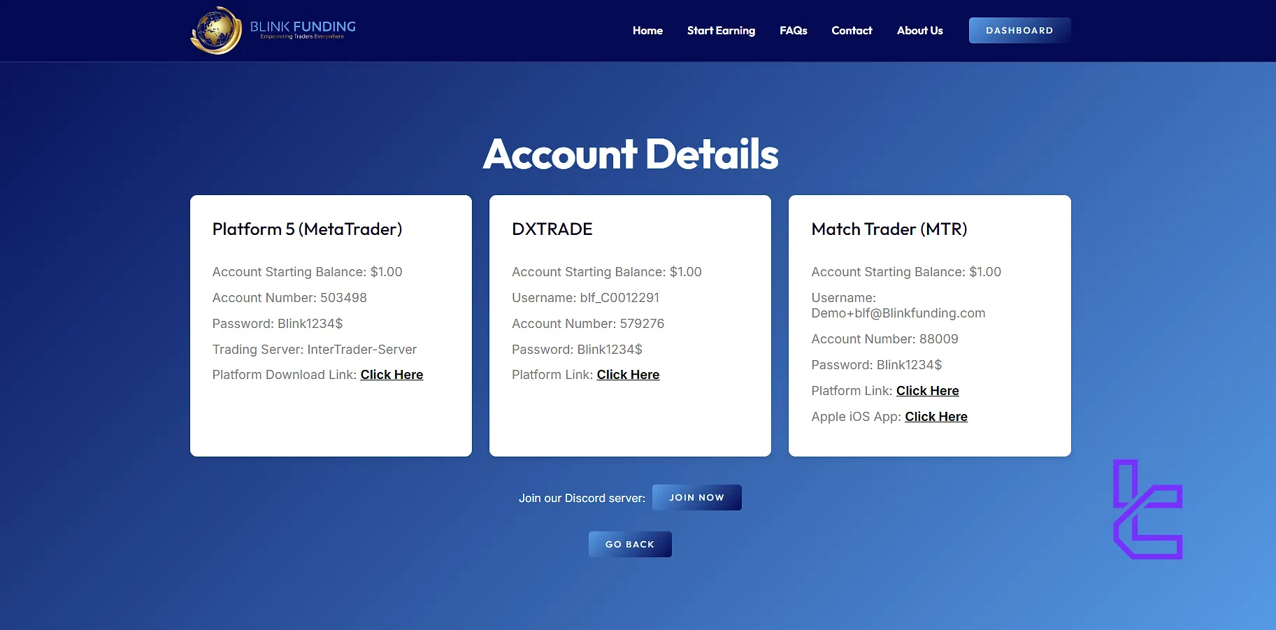 Blink Funding Ticaret Platformları