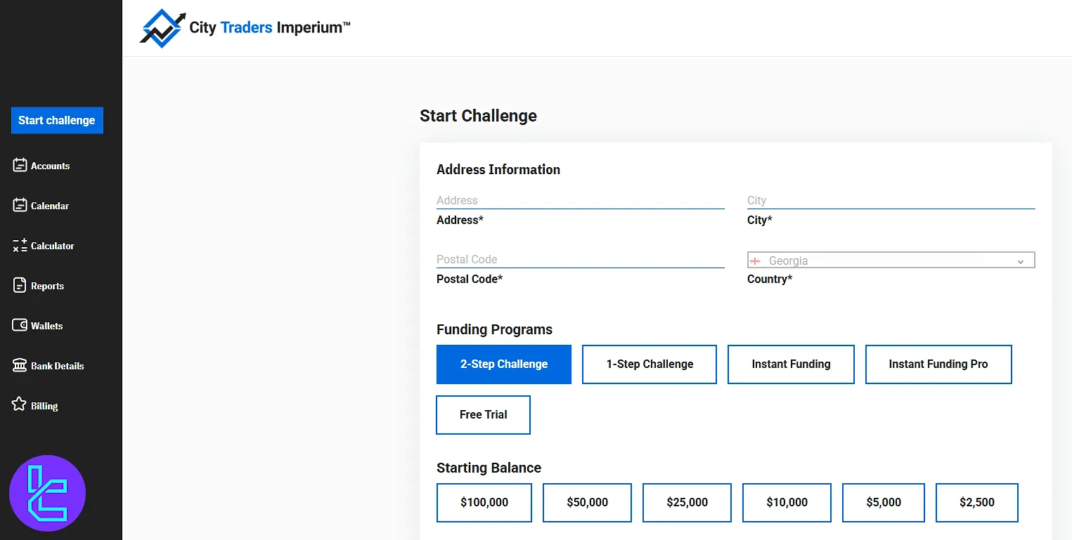 City Traders Imperium Kontrol Paneli