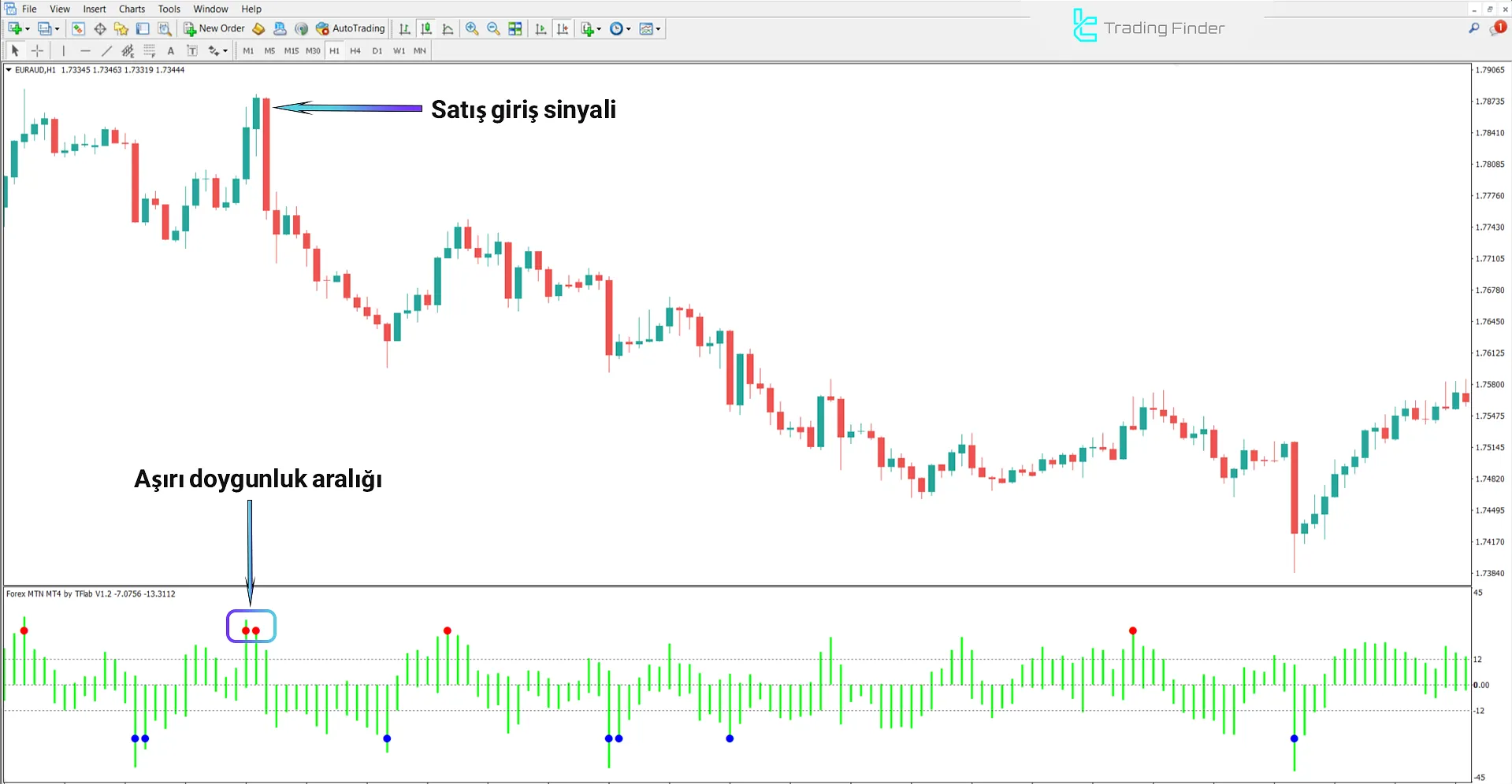 Forex MTN Göstergesi MetaTrader 4– İndir - [TradingFinder] 2