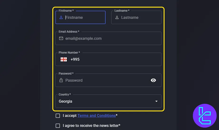 Raise My Funds Kayıt İşlemi