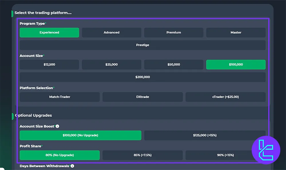 Funded Trading Plus Challenge Kurulumu
