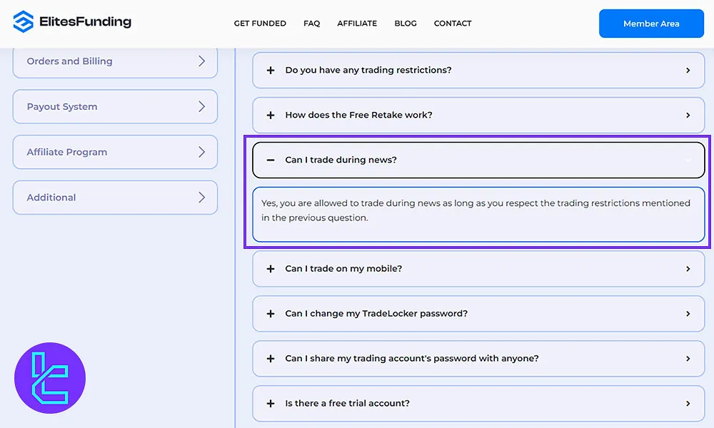 Elites Funding Haber Kuralı