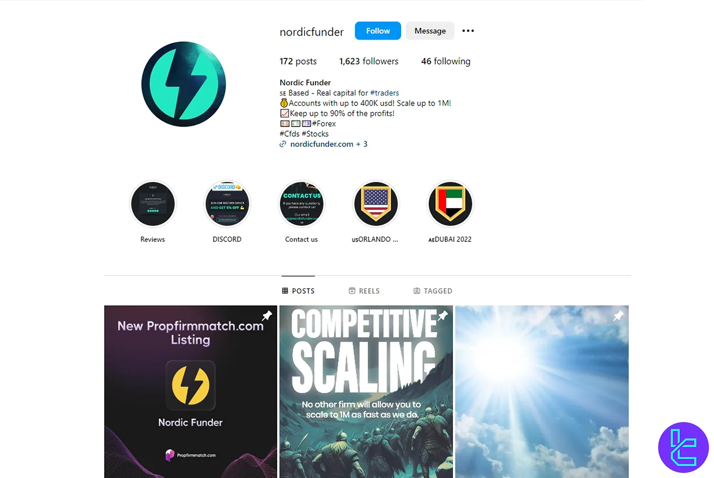 Nordic Funder Instagram