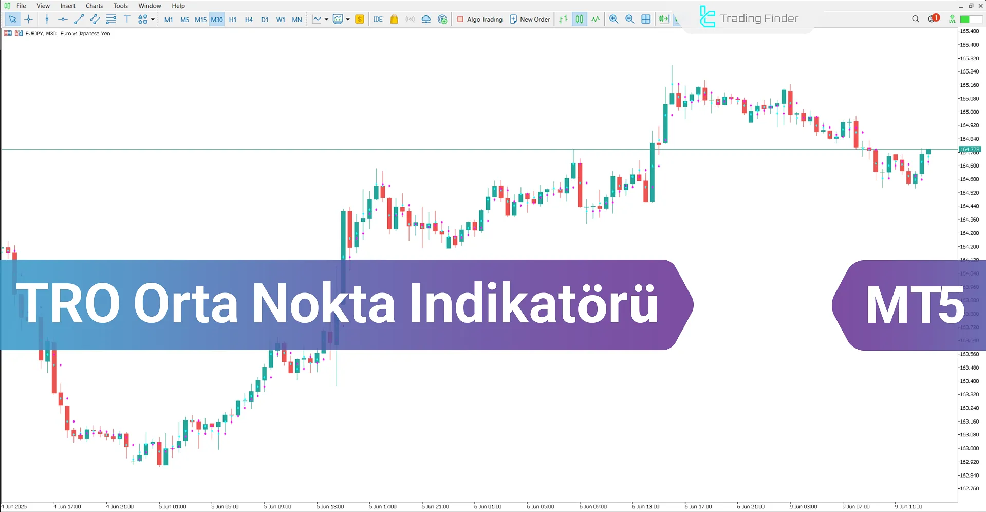 TRO Orta Nokta Göstergesi MetaTrader 5 İndir - [TradingFinder]