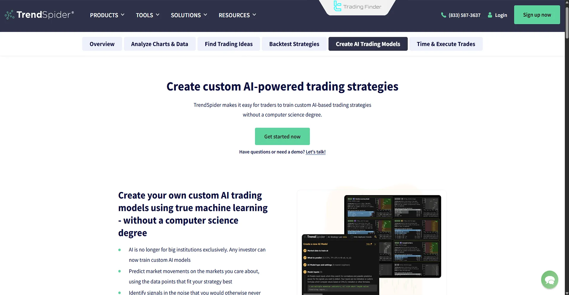 TrendSpider platformu