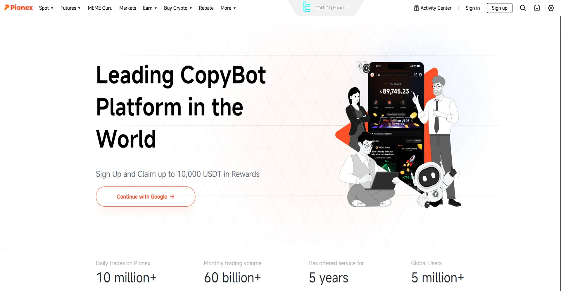 Pionex’te yerleşik trading botu