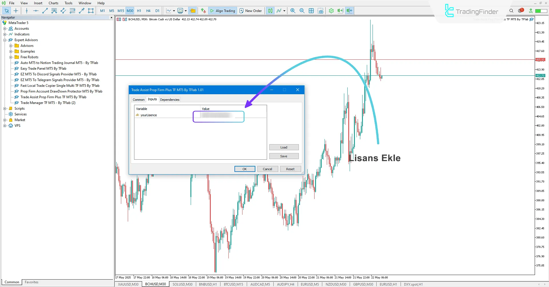 Prop Firm Sermaye Koruması Expert’in ilk kurulumu