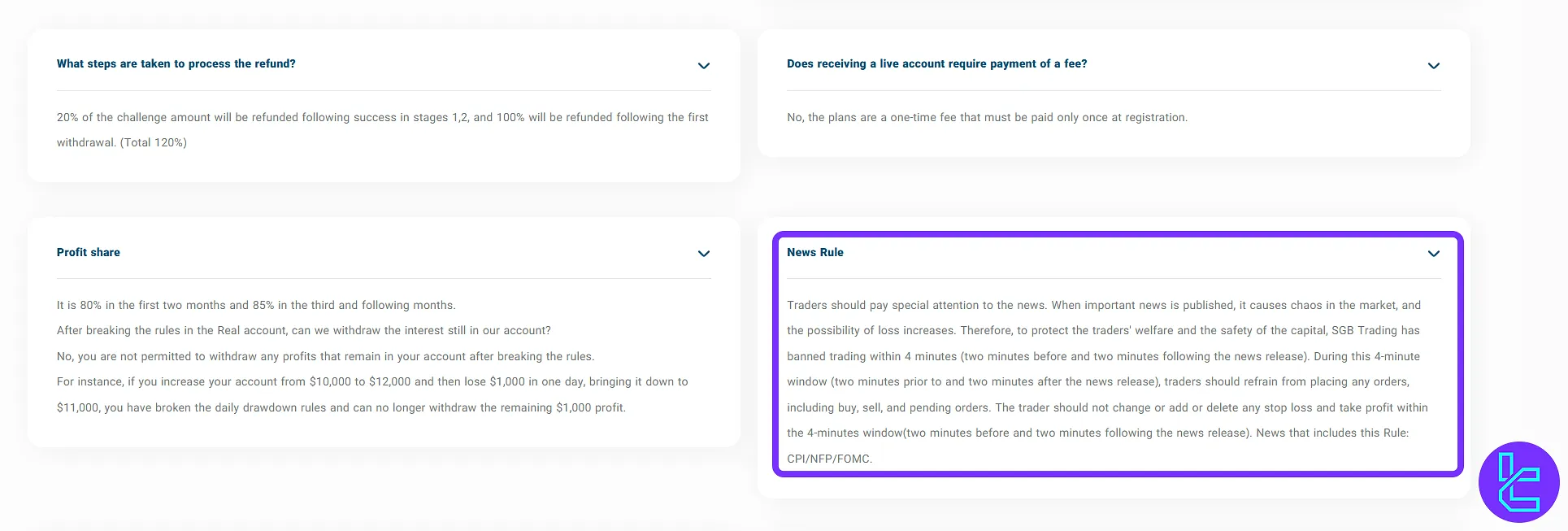 SGB Tading haber işlem kuralı