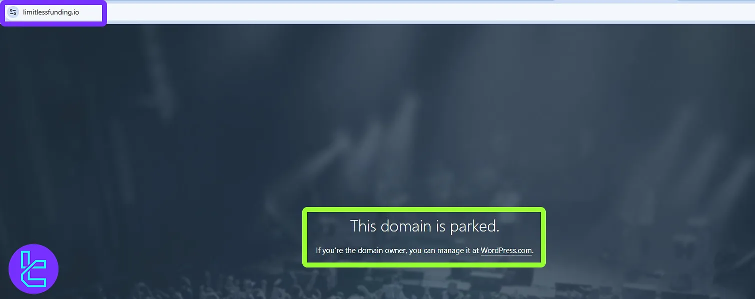 Limitless Funding web sitesi aktif değil