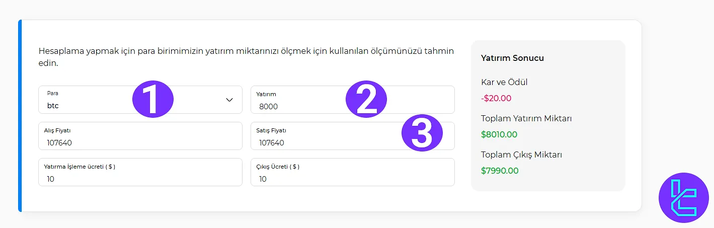 Kripto Kar Hesaplayıcısı Nasıl Kullanılır