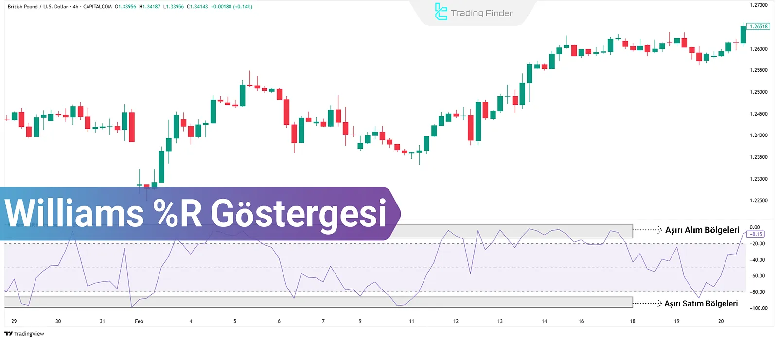 Williams %R Göstergesi: Aşırı Alım/Aşırı Satım Tespiti, Dönüş Sinyalleri