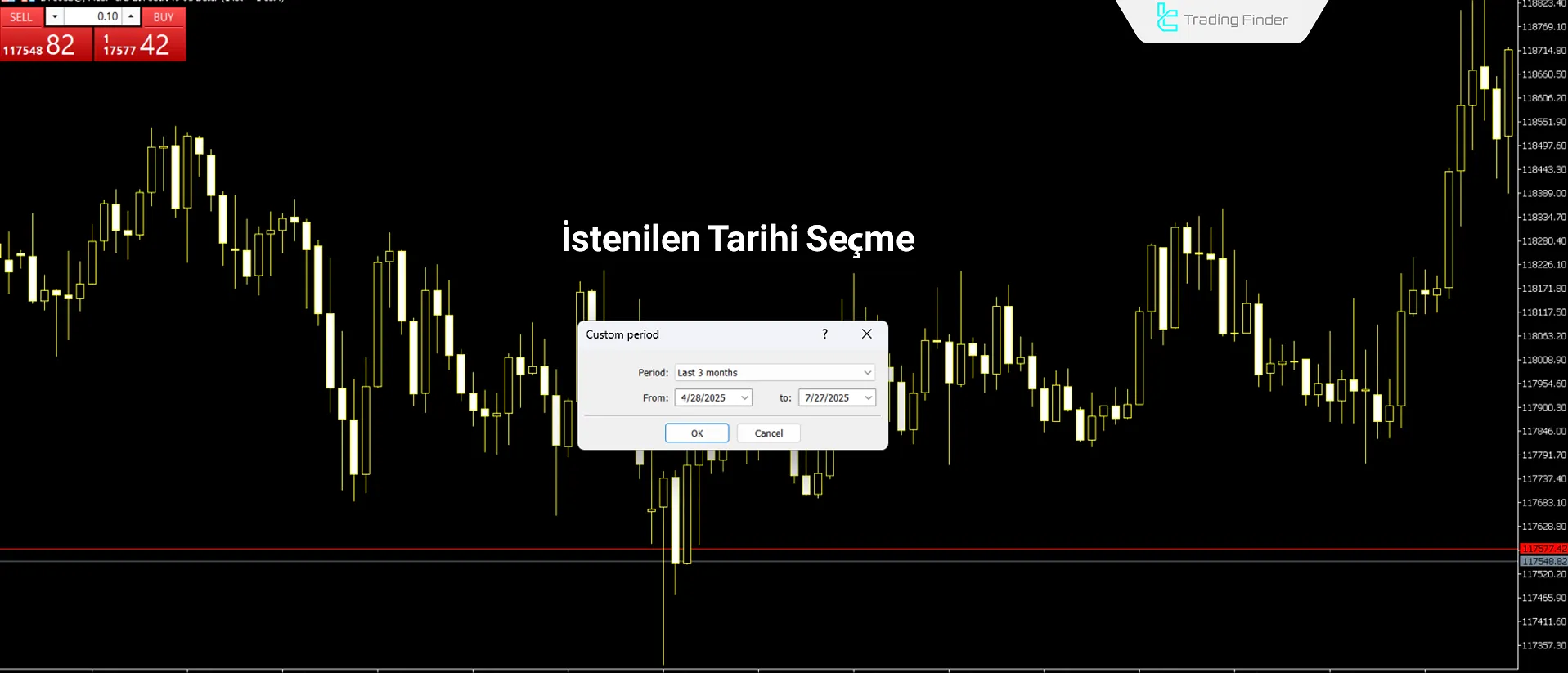 İstenilen Tarihin Seçilmesi
