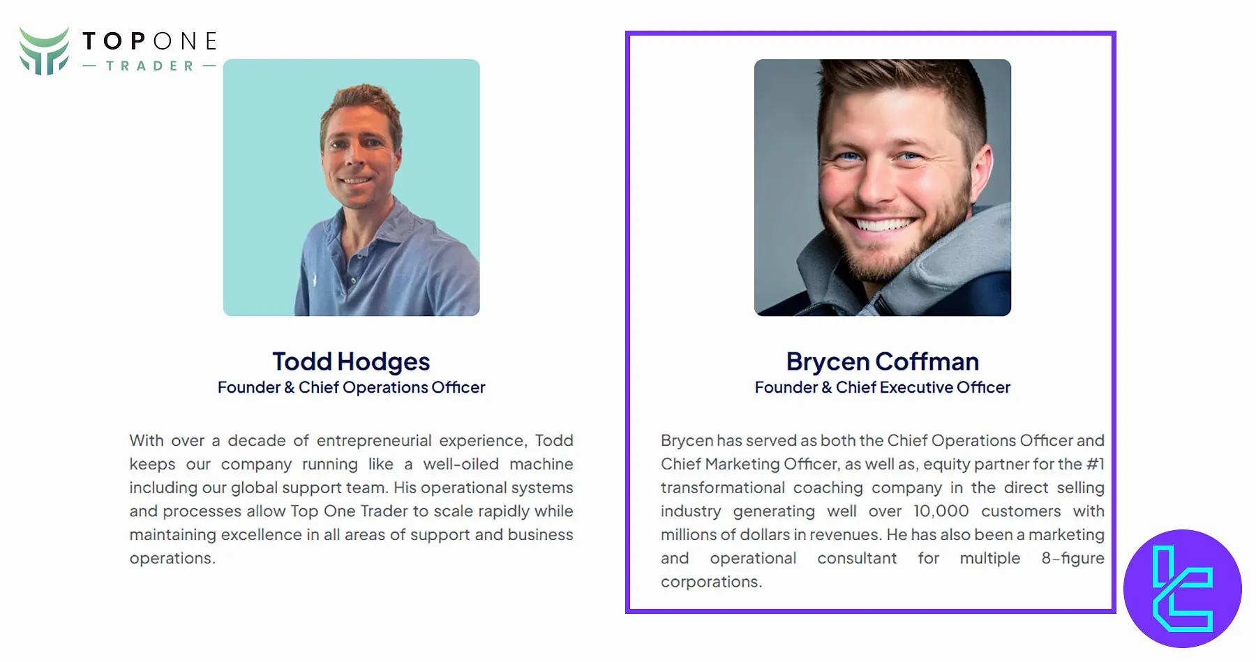 CEO of Top One Trader Prop Firm