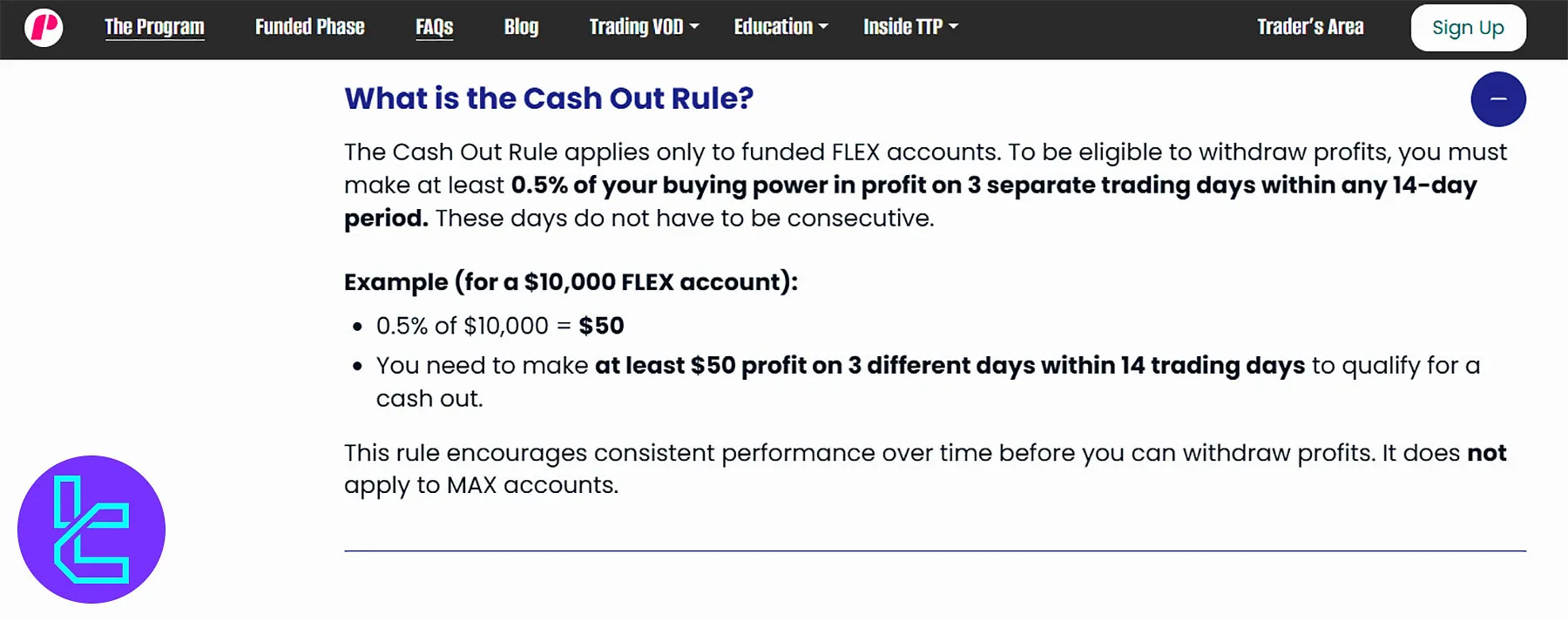 Trade The Pool Nakit Çekim Kuralı