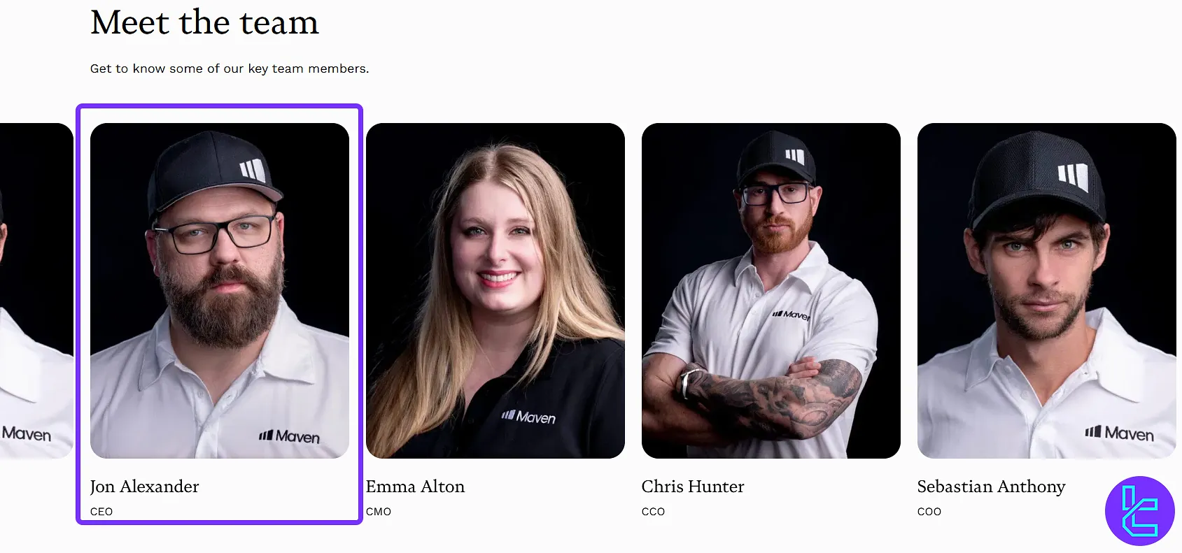 Maven Trading Founding Team