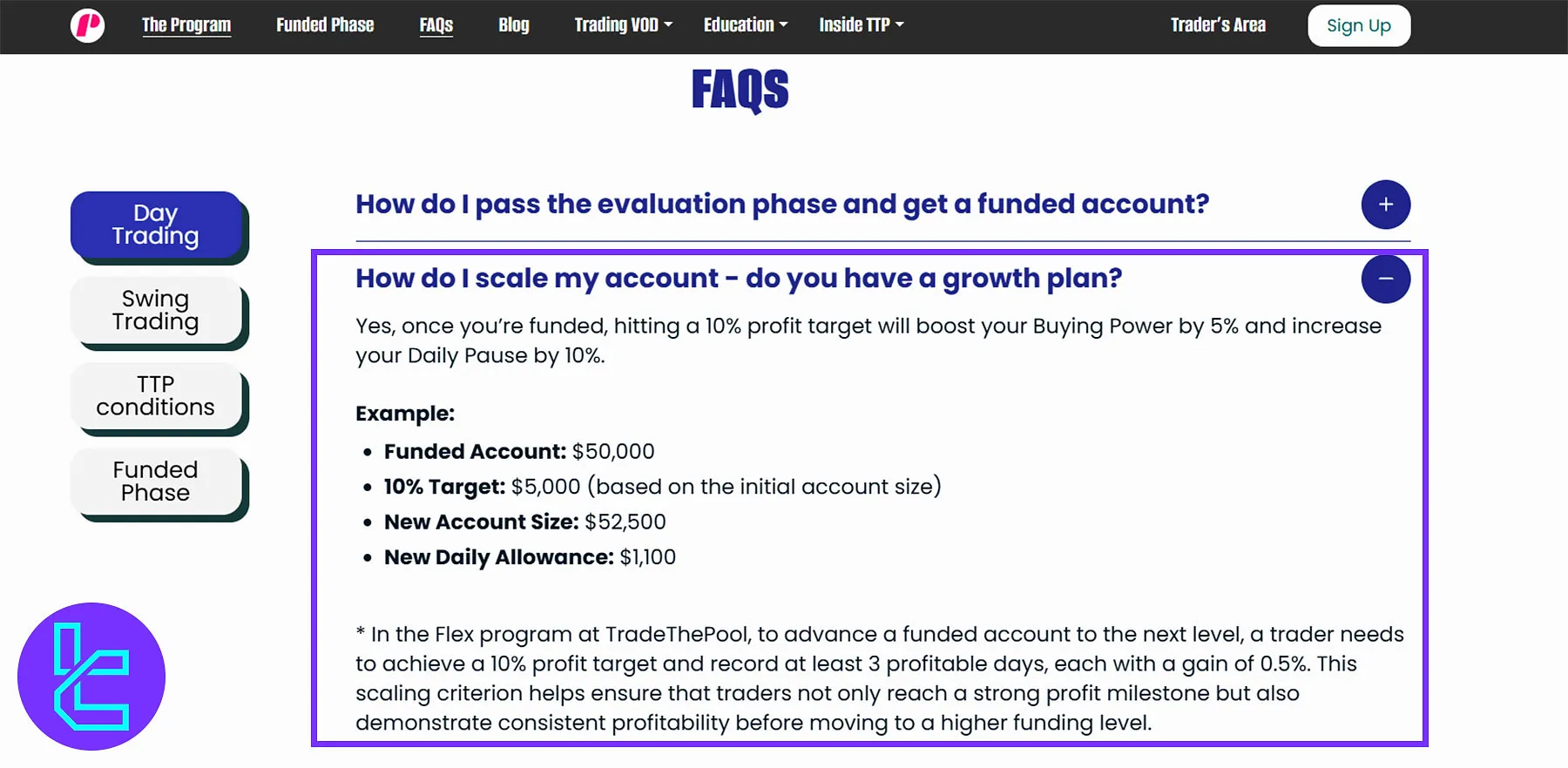 Trade The Pool Büyüme Programı