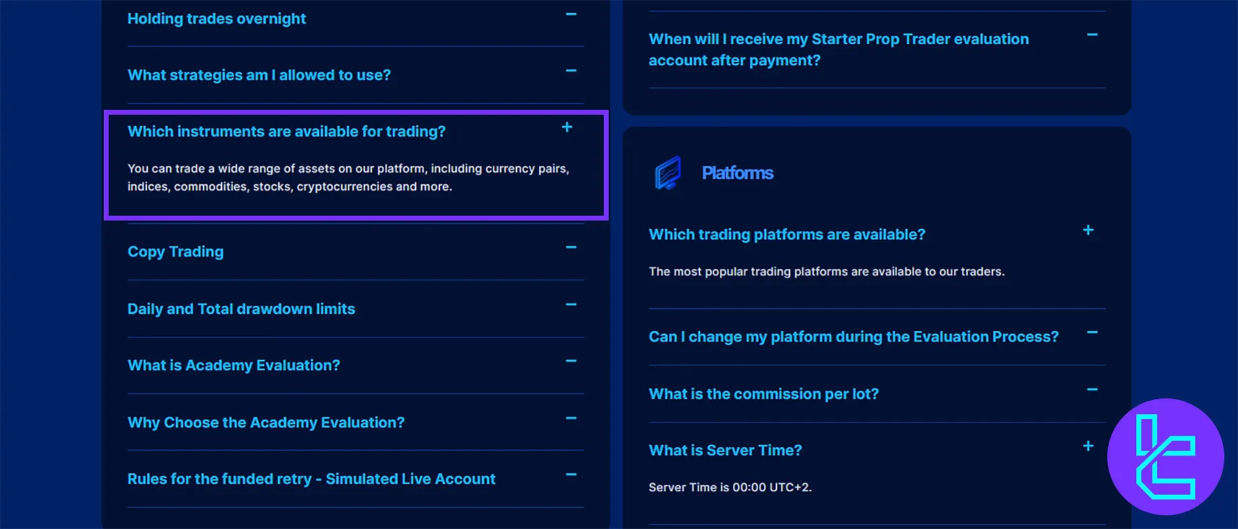 Starter Prop Trader Piyasaları