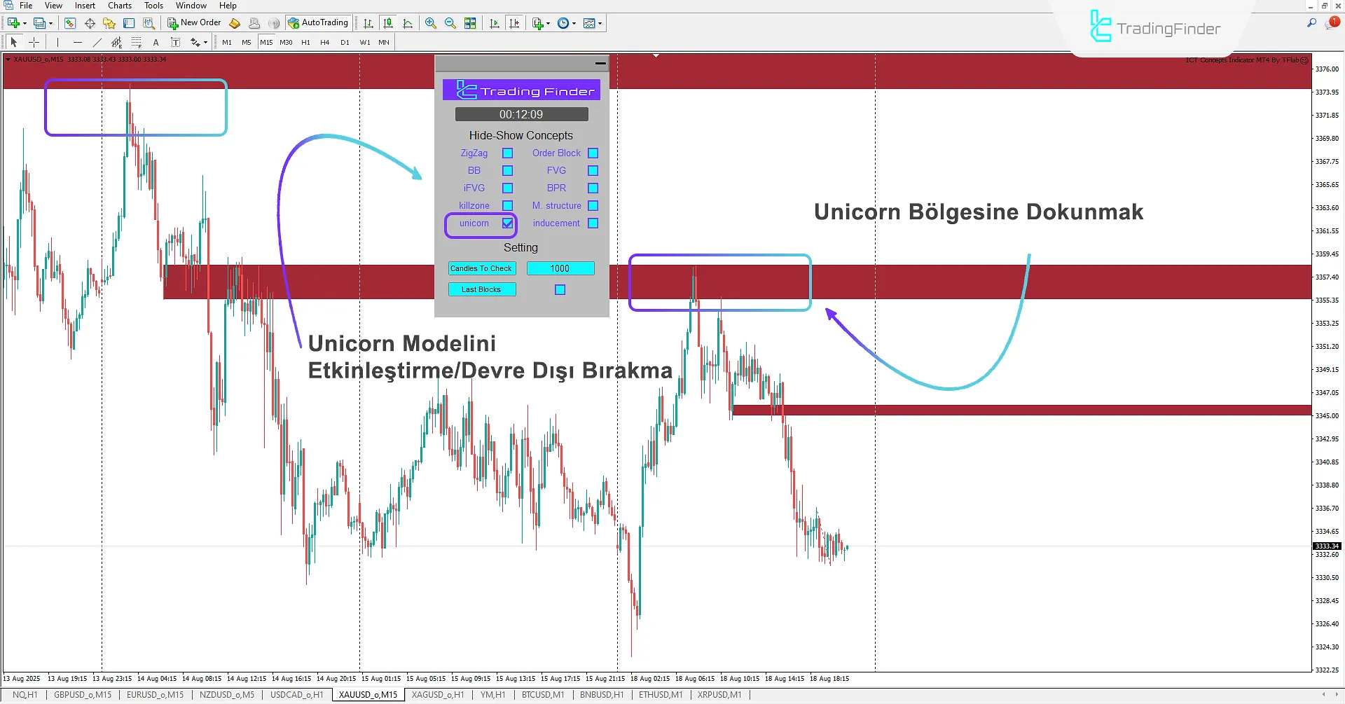 Unicorn Bölgesinin Tanımlanması