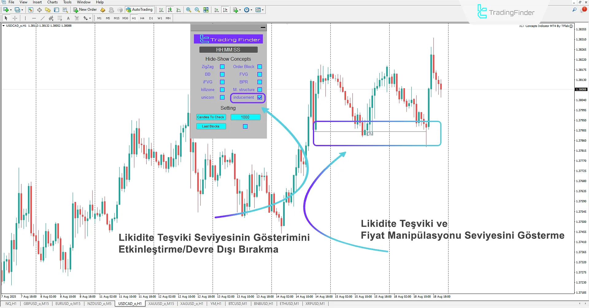 Likidite Yönlendirmesi Seviyelerinin Tanımlanması