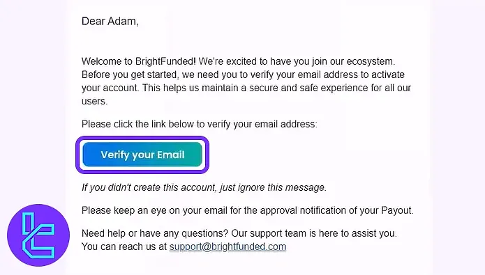 BrightFunded E-posta