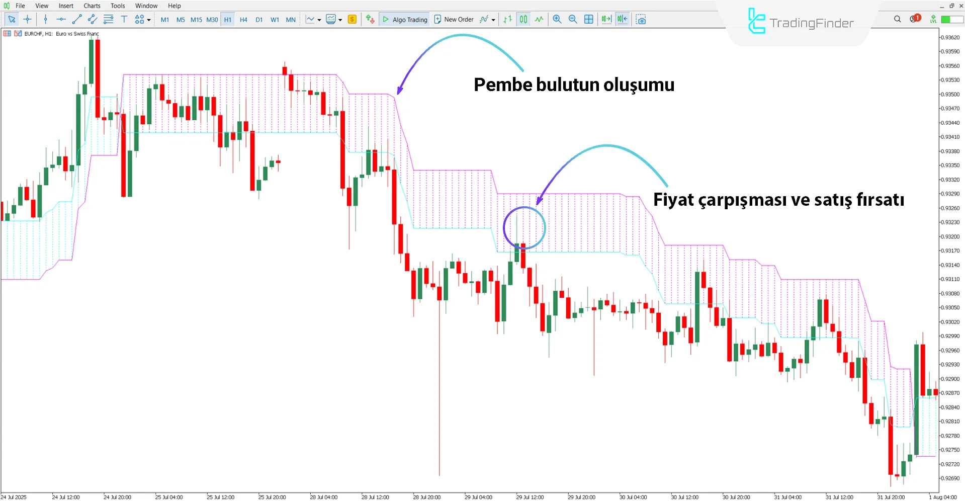 Omega Trend Göstergesi ile Düşüş Trendi Analizi