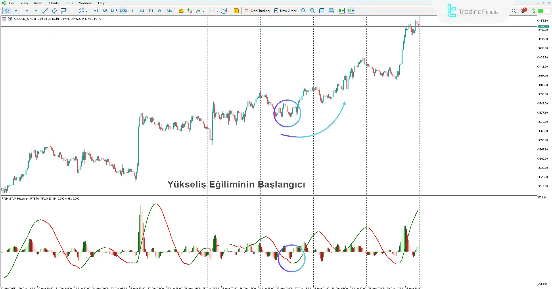 FTLM STLM Histogram Göstergesi İndir MetaTrader 5'te 1