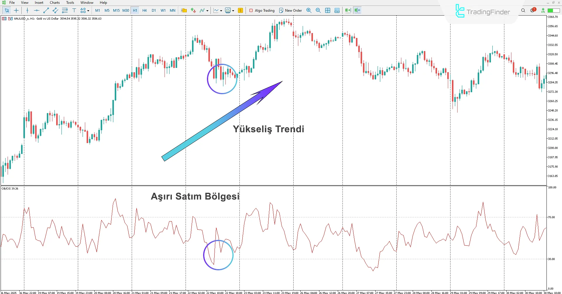 Forex Aşırı Alım/Aşırı Satım Göstergesinde Yükseliş Trendine Dönüş