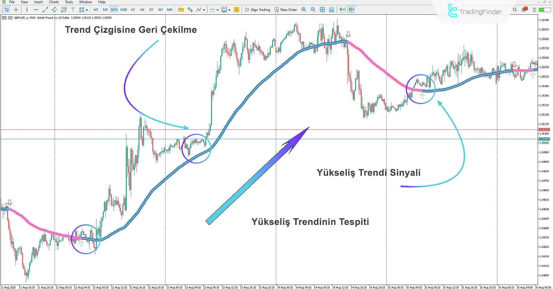 Trend Focus Göstergesi İndir MetaTrader 5'te - TradingFinder 1