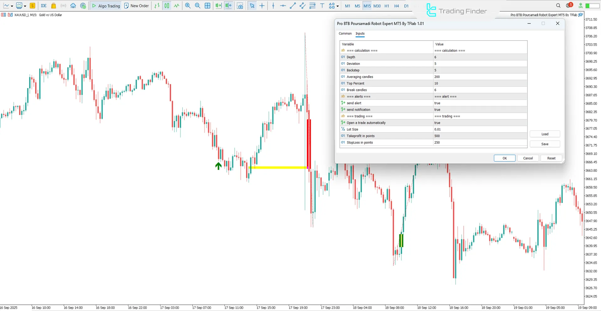 Pro BTB Poursamadi Robot Expert ayarları
